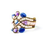 Handmade Bracelet Knot lilla 3