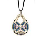 Handmade Pendant NEW ROMANCE Blue