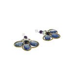 Handmade Earrings BEE Kyanite Blue