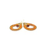 Handmade Earrings GOUTTE Orange