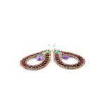 Handmade Earrings GOUTTE Violet