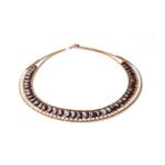 Handmade Necklace RIVIERE Garnet