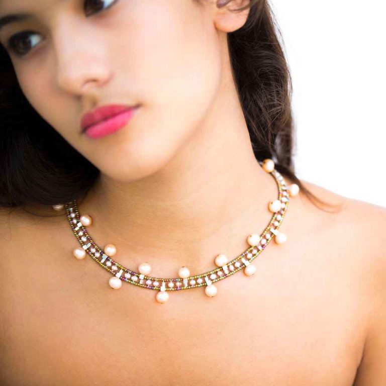 Ziio jewels-Necklace Crown Pearl