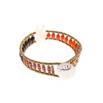 Handmade-Bracelet-SIL-TETHIS-RED-BACK-ziio