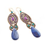 Earrings rha blue