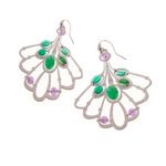 Orecchini LYS long Green gioielli ziio
