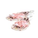 Handmade Earrings PIXEL Pink