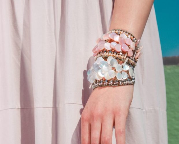 Handmade Bracelet MERMAID pink