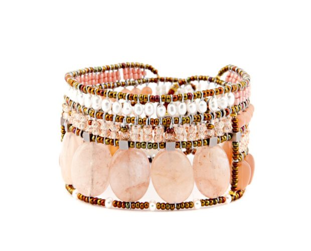 ziio handmade bracelet goiaba Morganite