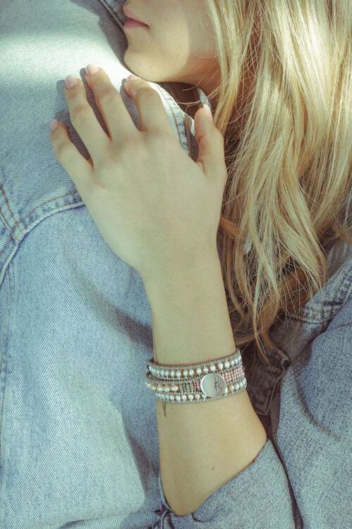 Pink and multicolor Ziio jewellery