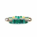 Bracelet Incas large green