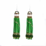 ziio jewels Orecchini Chandelier Small Green SM