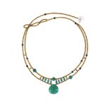 Ziio-jewels-Necklace HEART Green