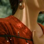 Handmade Earrings ELISSE Garnet