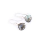 Earrings HEART Small Labradorite