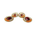 Orecchini Artigianali BUBBLE Red