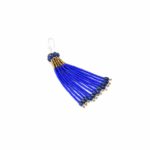 Earrings Pompon Mono Cobalt - Ziio Jewels