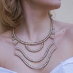 necklace Net pearl -Ziio Jewels indossata