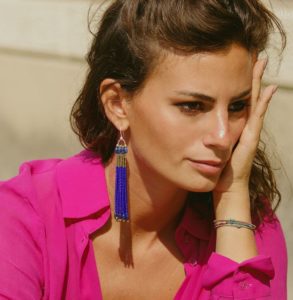 ziio-gioielli-orecchino-pompon-blue