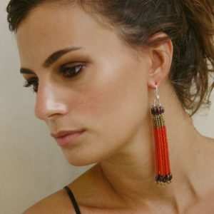 ziio-gioielli-orecchini-pompon-red