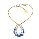 pendant shinju blu by Ziio Jewels