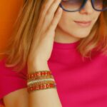 Bracciale TRANSLUCIDE Cornaline Ziio Gioielli