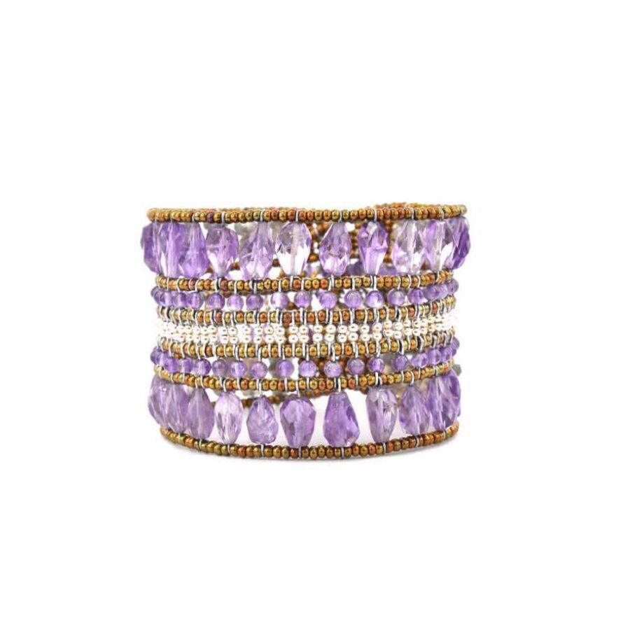 Bracciale Translucide Amethyst - Ziio Gioielli