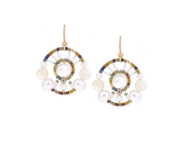 Earrings Shinju Azul Pearl - Ziio Jewels
