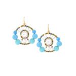 Earrings SHINJU Small Azul