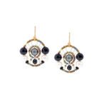 Earrings SHINJU Small Black
