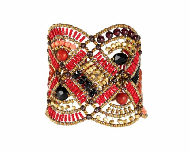 Bracelet New Romance Red front- Ziio Jewels