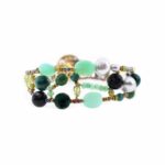 BRACELET SHINJU GREEN - Ziio Jewels