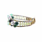 BRACELET SHINJU GREEN side - Ziio Jewels