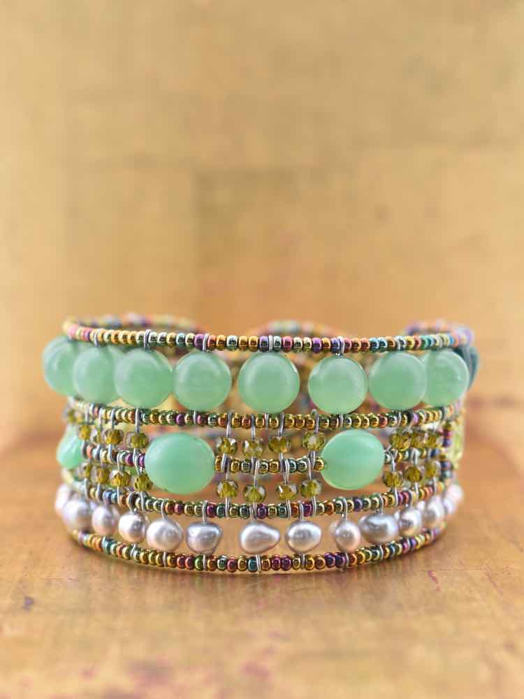 Bracciale Shinju Liberty Green Ziio-Jewels