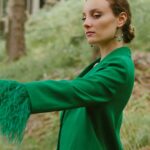Earrings Shinju Comet Green_3