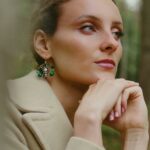 Earrings Shinju Small Green_1