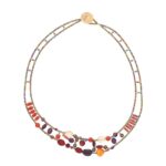 NECKLACE SHINJU GARNET - Ziio Jewels