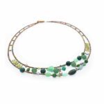 NECKLACE SHINJU GREEN - Ziio Jewels