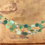 Necklace Shinju Green Ziio-Jewels