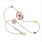 PENDENTE SHINJU LARGE GARNET - Ziio Jewels