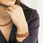 Bracelet Boa Zirco Orange_IND