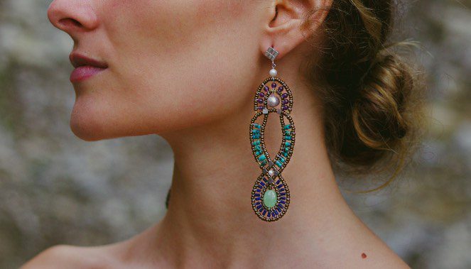 Earrings Seduction Blu -Ziio Jewels