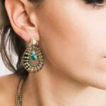 Earrings Tabiz Green- Ziio jewels_IND