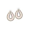Earrings TABIZ Brown