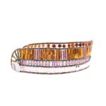 Bracelet Golden Spirit -aperto-gemello chiaro _ Ziio Jewels