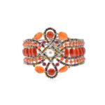 bracelet knott orange ziio-jewels
