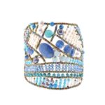 bracelet-shinju-large-azul ziio-jewels
