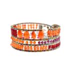 bracelet tabiz orange ziio jewels