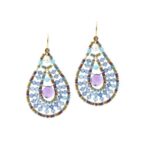 Earrings tabiz blu gancio ziio-jewels