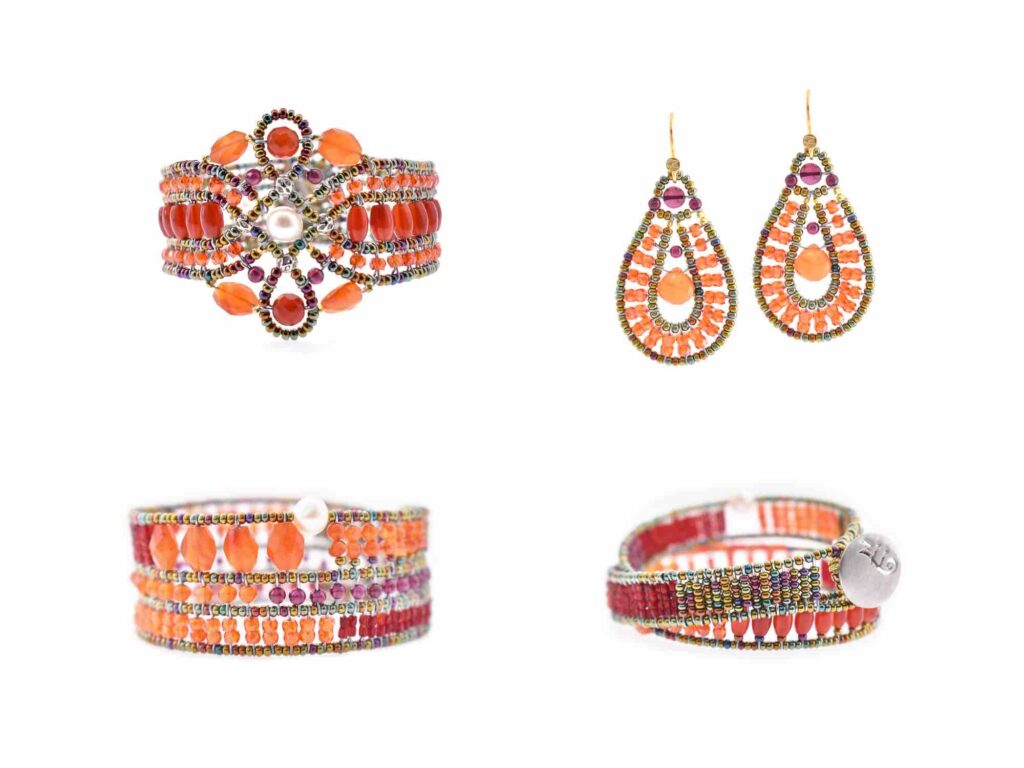 Orange Tabiz - Knott - Ziio Jewels